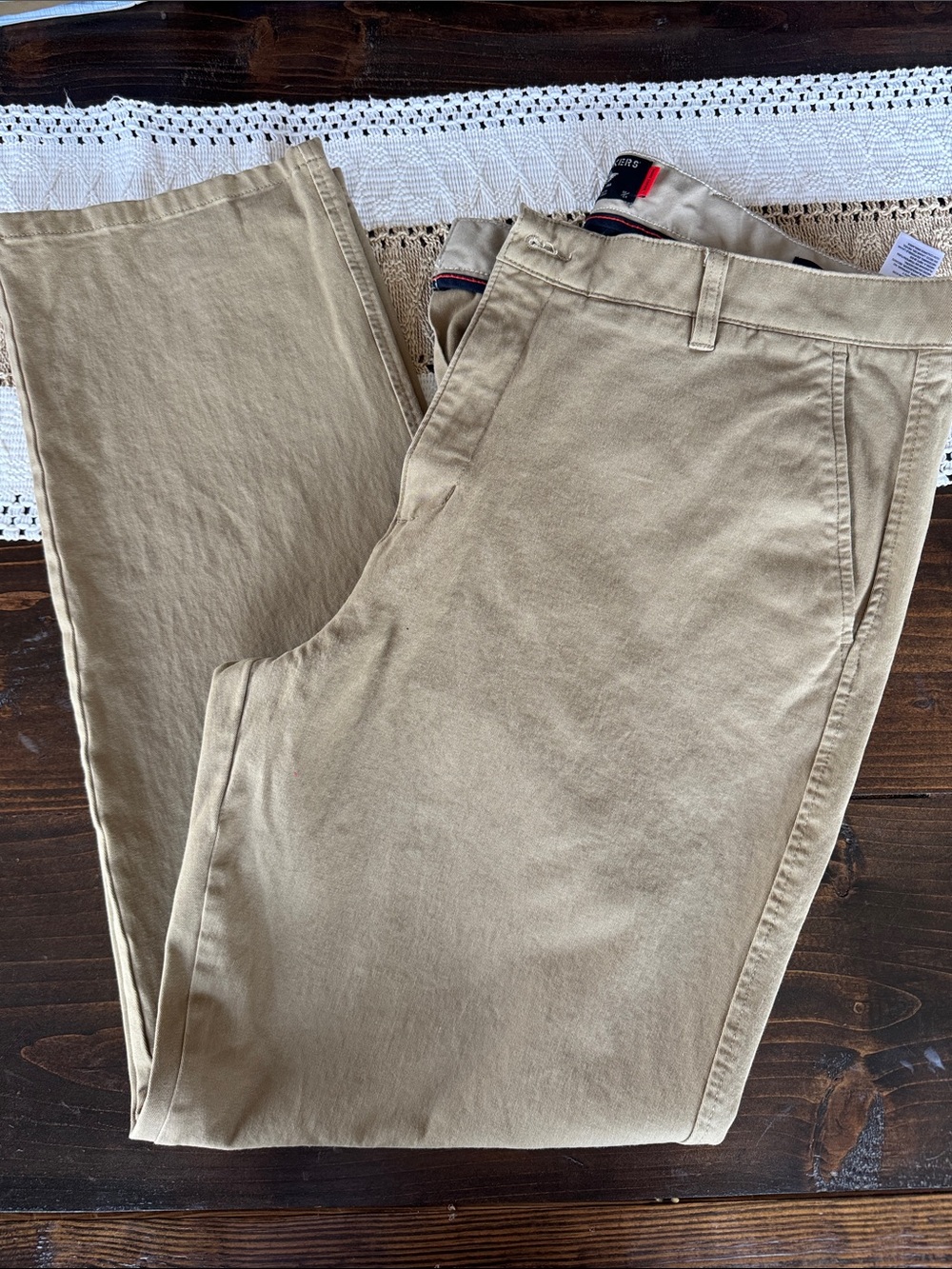 Dockers Men's Tan Chino Pants - Straight Fit